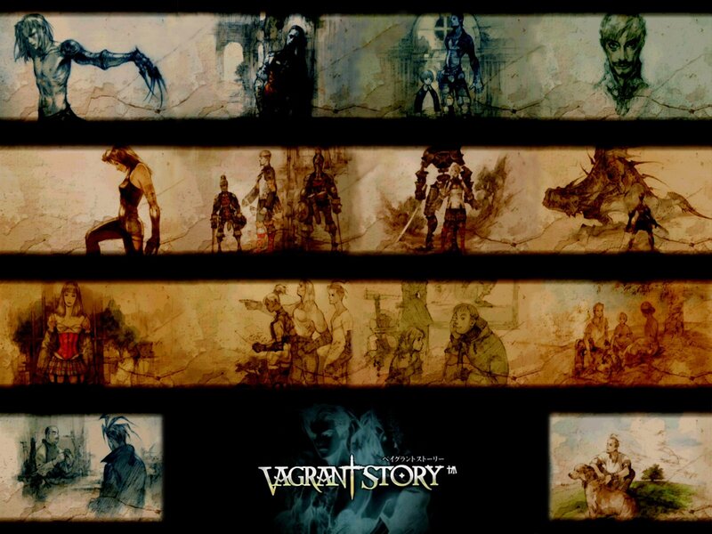 Vagrant Story concept art collage