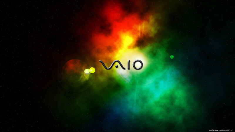 VAIO Logo in Space — Green