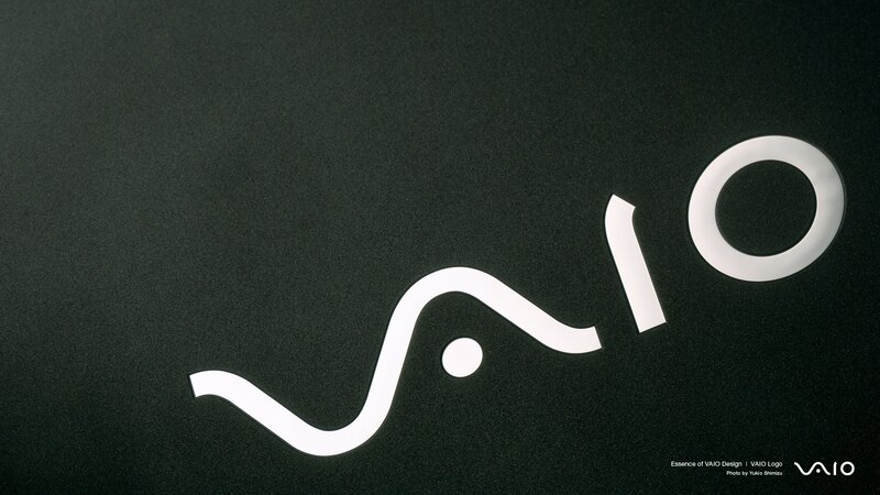 VAIO Logo on Black — Clean, Modern