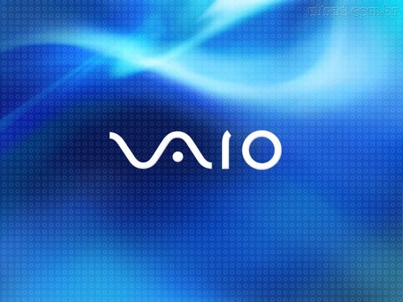 Vaio Logo on Blue Background — Calm