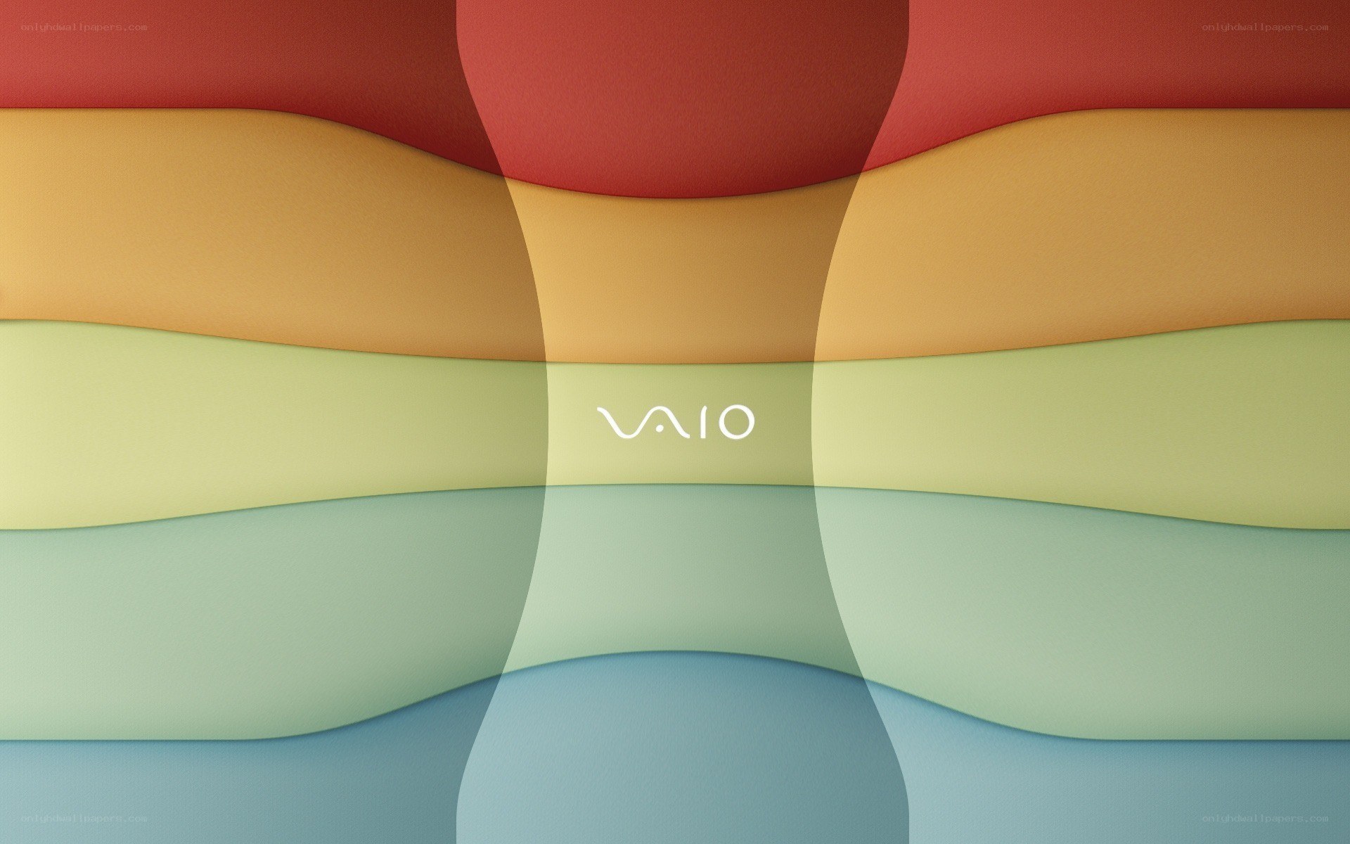 VAIO logo on colorful layers
