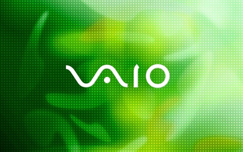 Vaio Logo on Screen