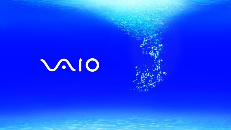 VAIO logo underwater scene