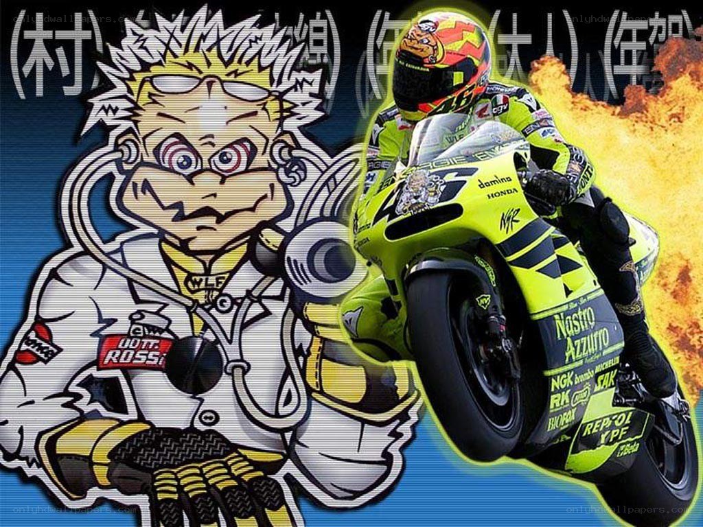 Vale and his cartoon counterpart