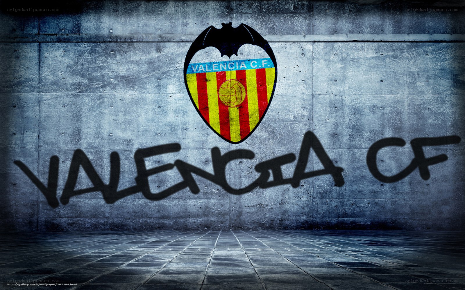 Valencia CF graffiti wall