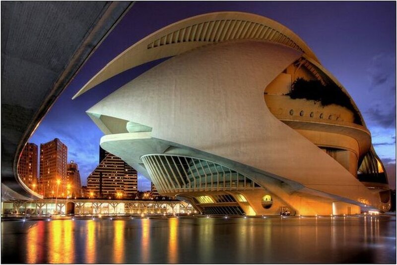 Valencia City of Arts and Sciences — White