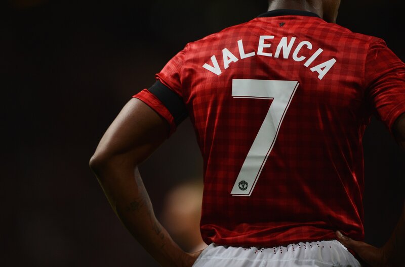 Valencia's jersey number seven