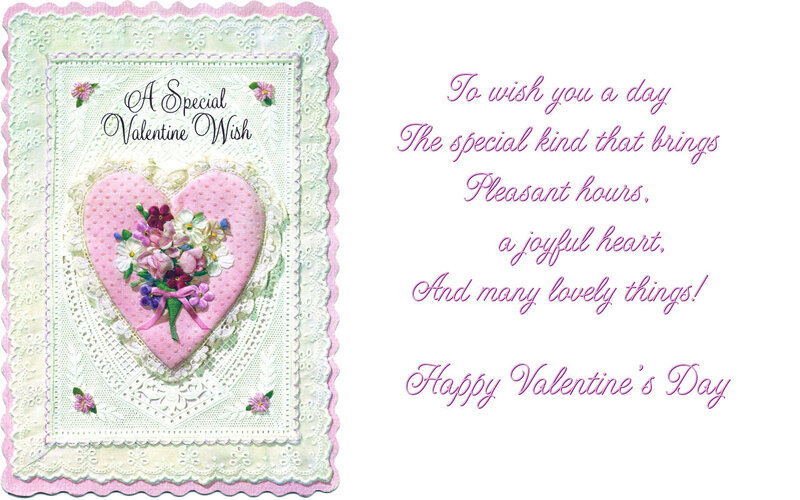 Valentine Card with Heart