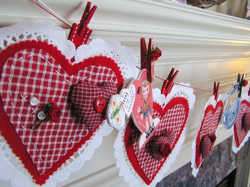 Valentine Heart Garland