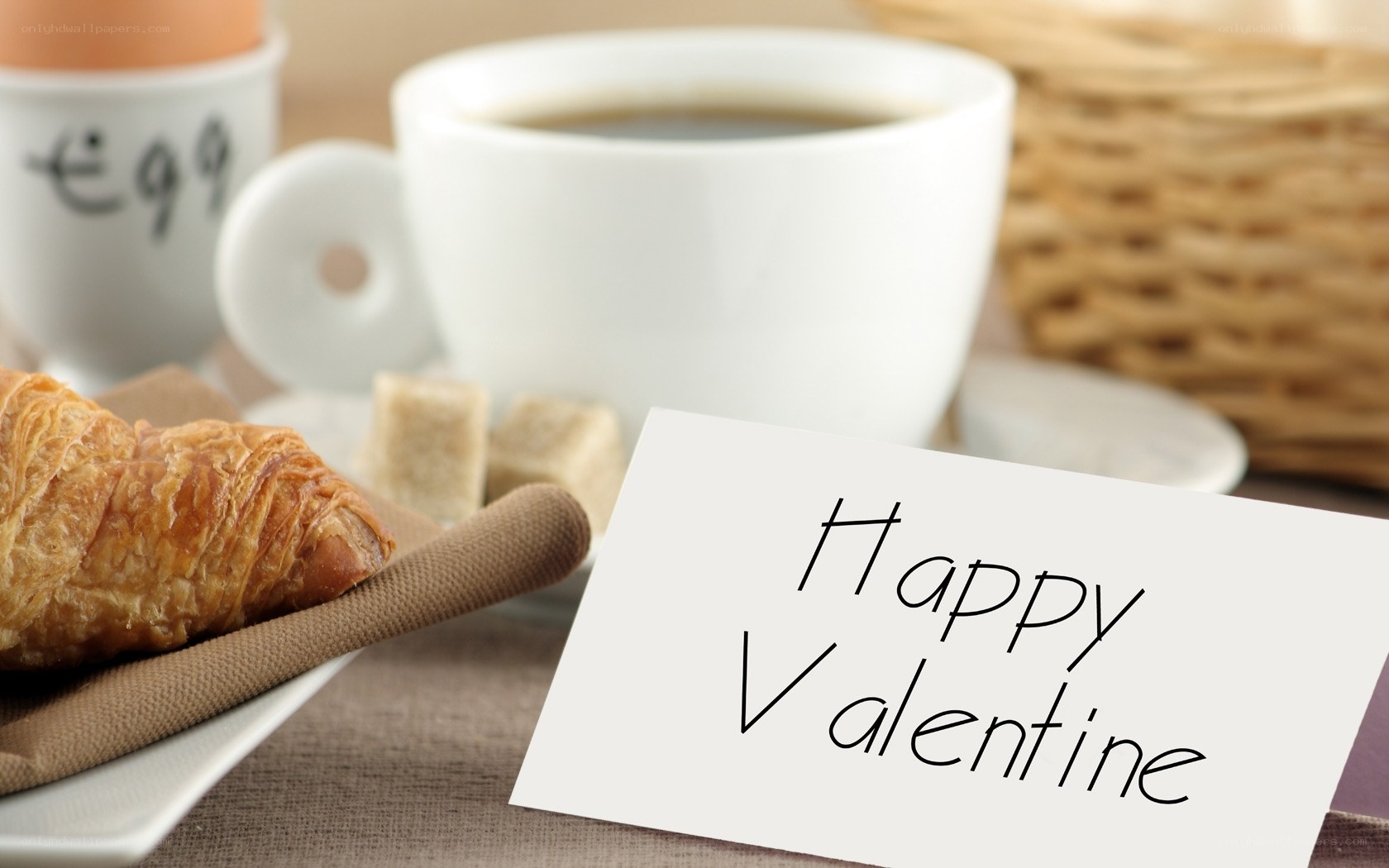 Valentine's breakfast scene