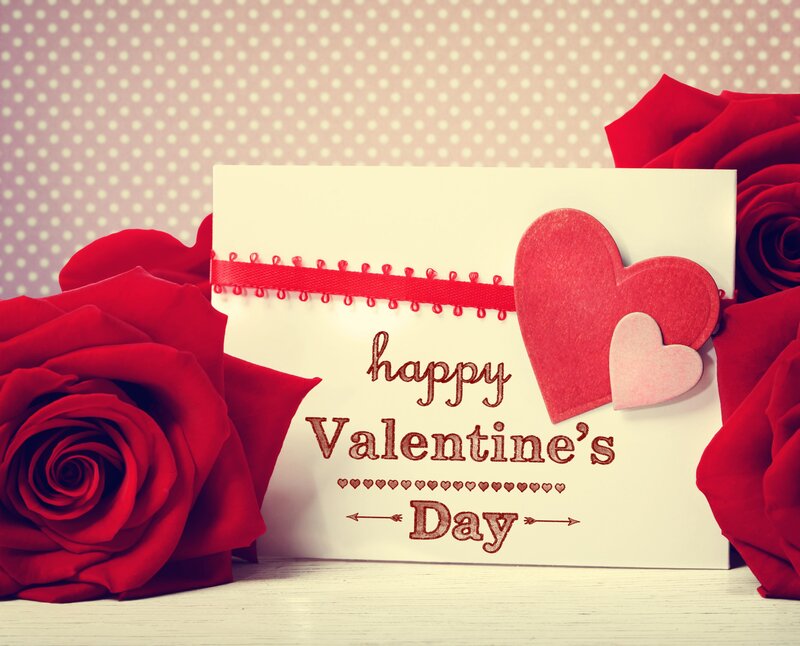 Valentine's Card with Roses
