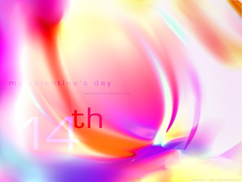Valentine's Day abstract art