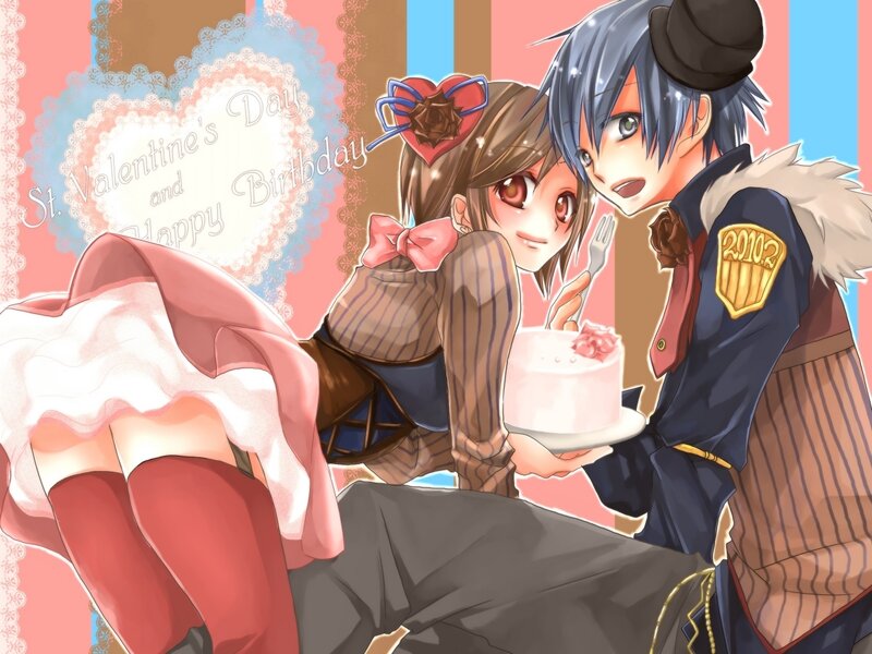Valentine's Day and birthday celebration