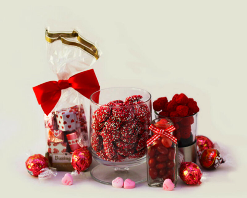 Valentine's Day Candy Arrangement