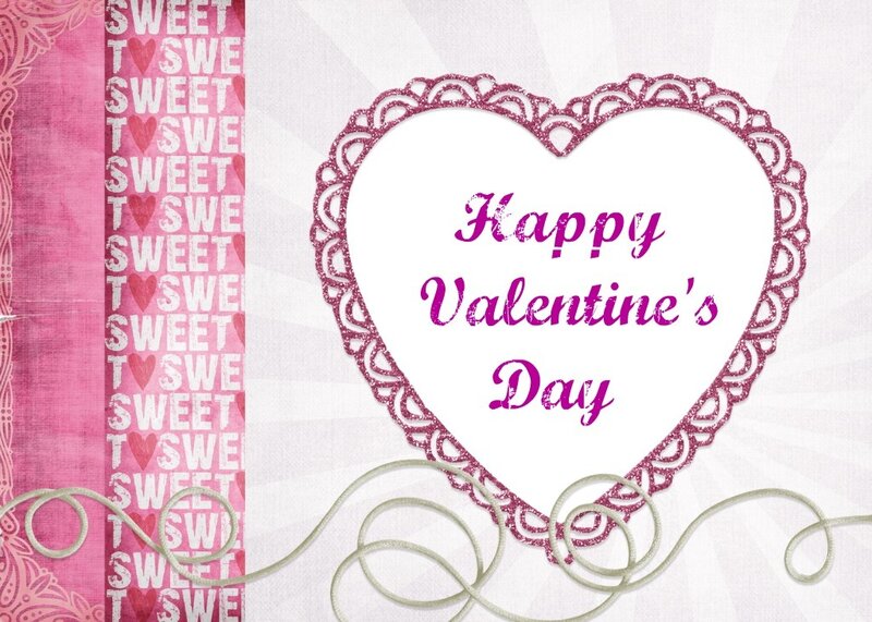 Valentine's Day Card — Pink