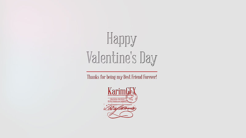 Valentine's Day Card — White