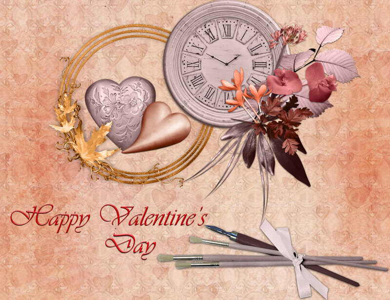 Valentine's Day Collage — Pink, Romantic