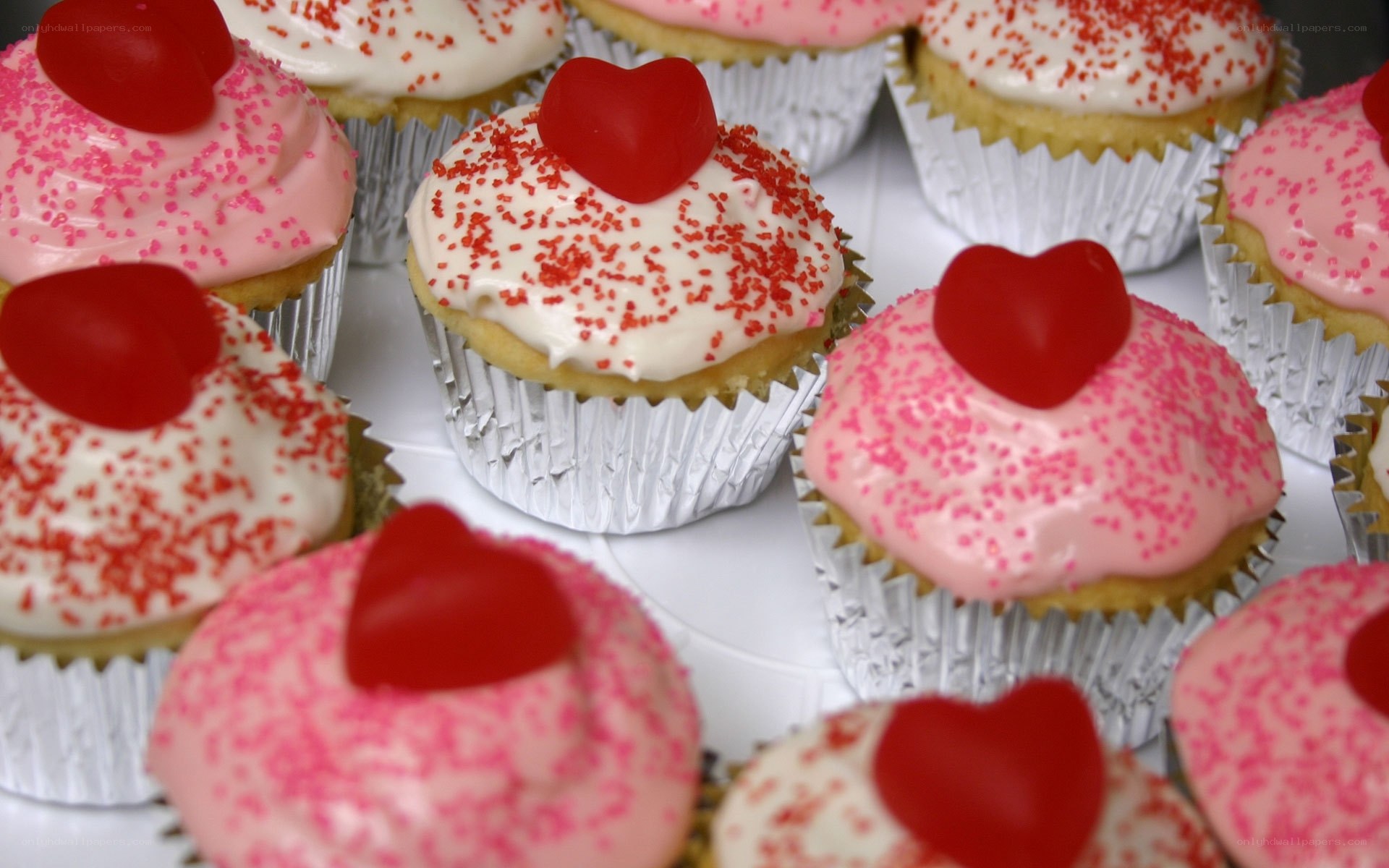 Valentine's Day cupcakes