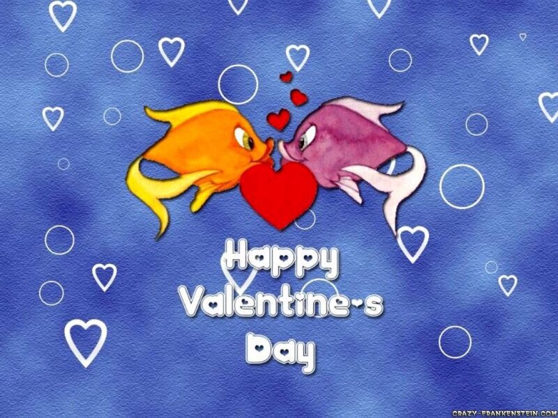 Valentine's Day fish love