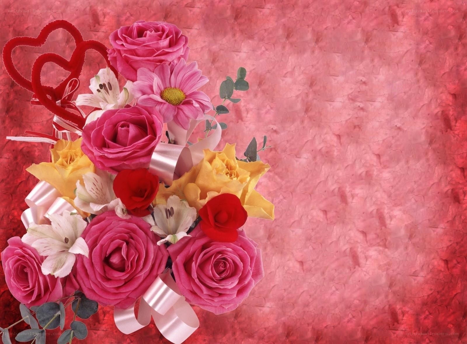 Valentine's Day flower bouquet