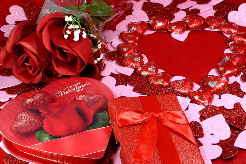 Valentine's Day Gift Arrangement — Red