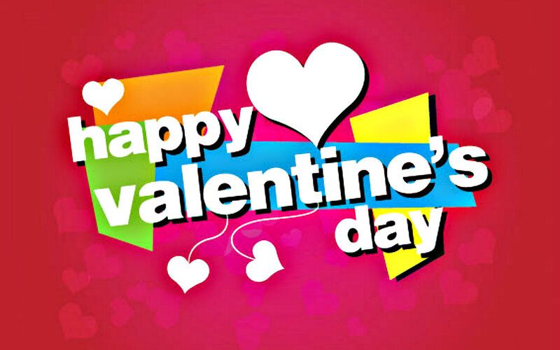 Valentine's Day Graphic — Red