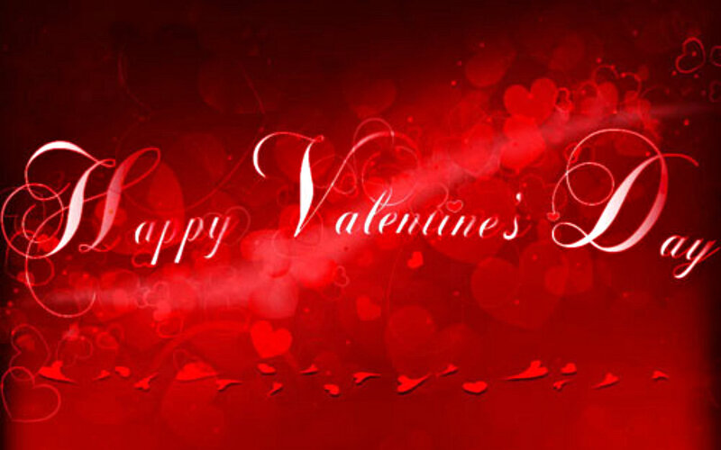 Valentine's Day Greeting — Red, Romantic