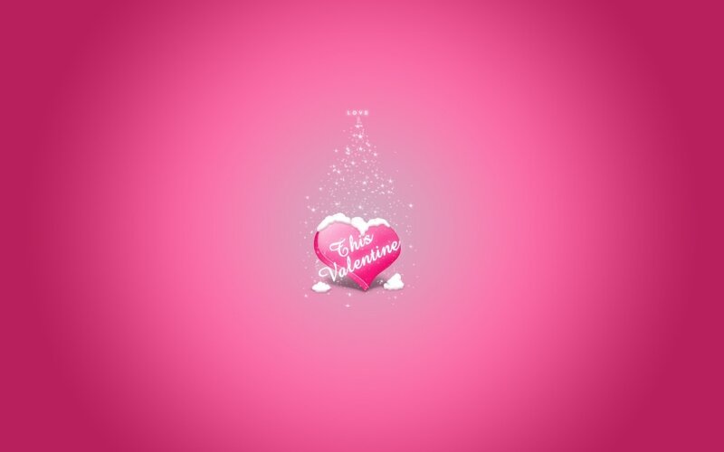 Valentine's Day heart with sparkles