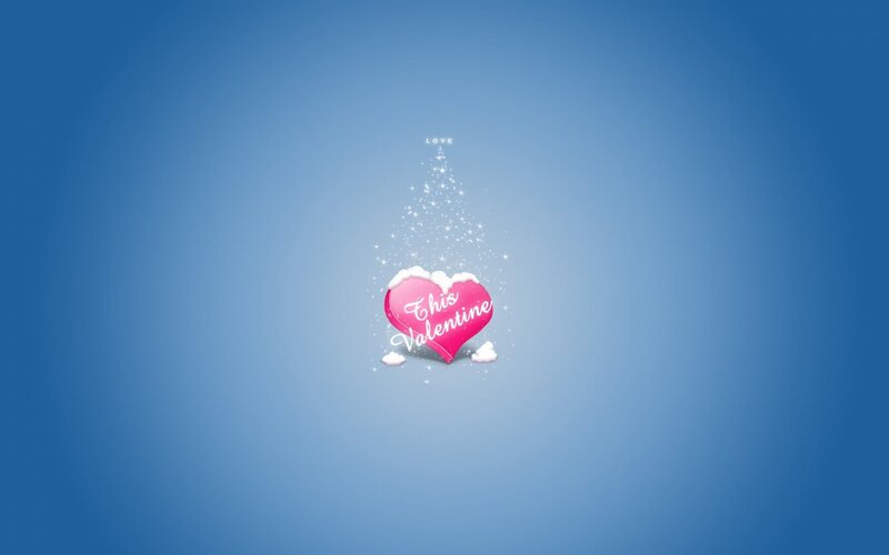 Valentine's Day heart with sparkles
