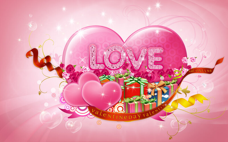 Valentine's Day Hearts — Pink