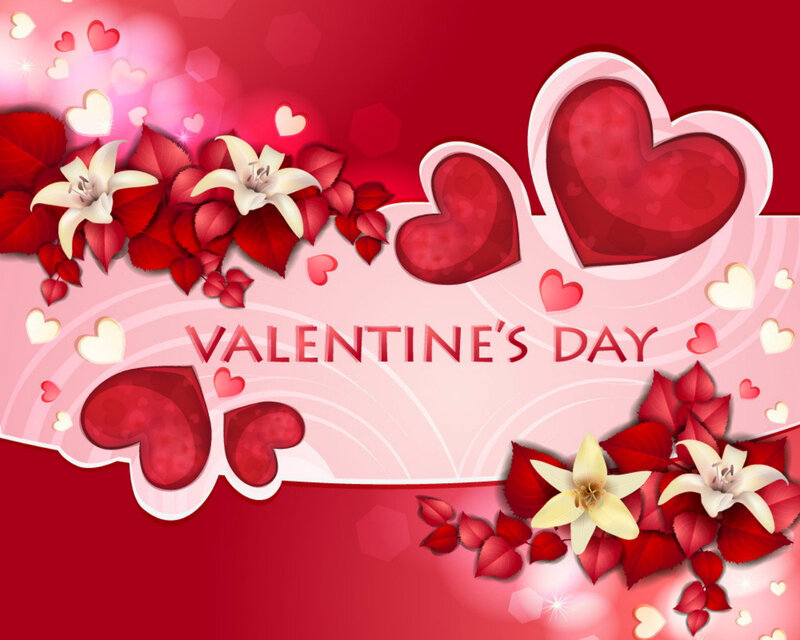 Valentine's Day Illustration — Red, Romantic
