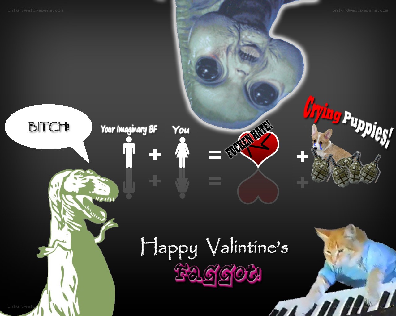 Valentine's Day meme collage