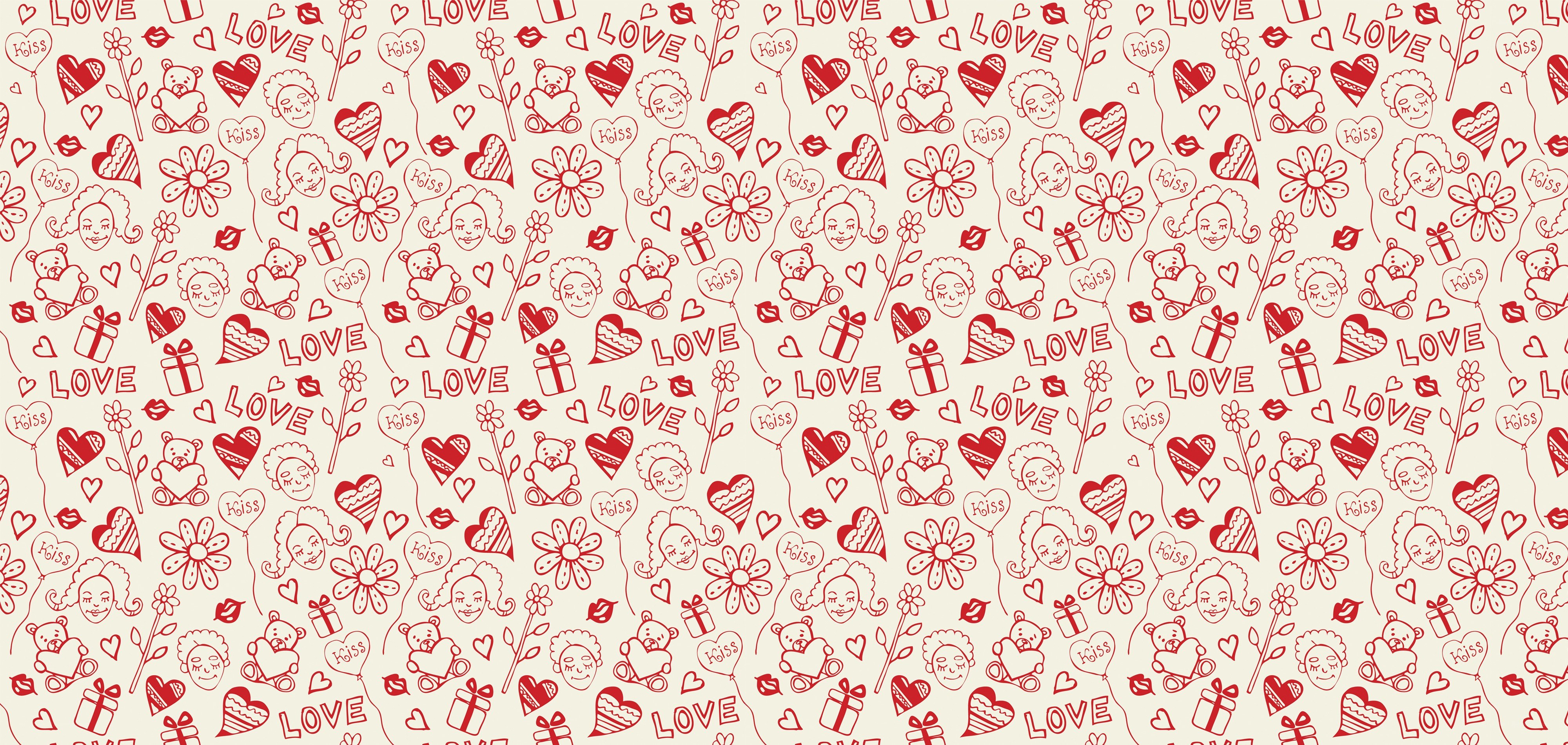 valentine's day pattern