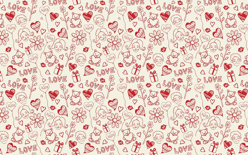 valentine's day pattern