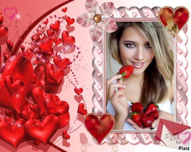 Valentine's Day photo frame