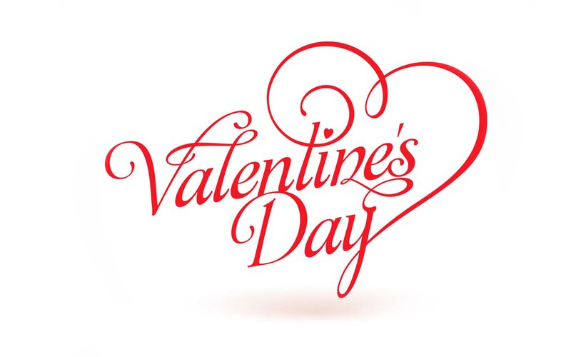 Valentine's Day Text — Red