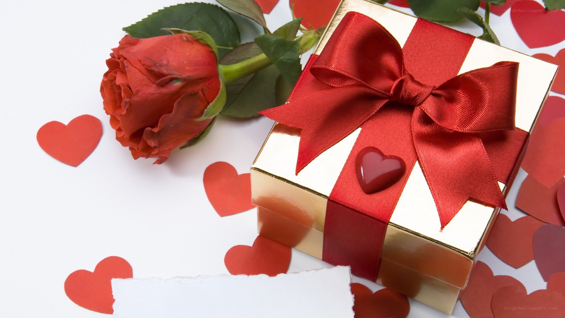 Valentine's gift with rose