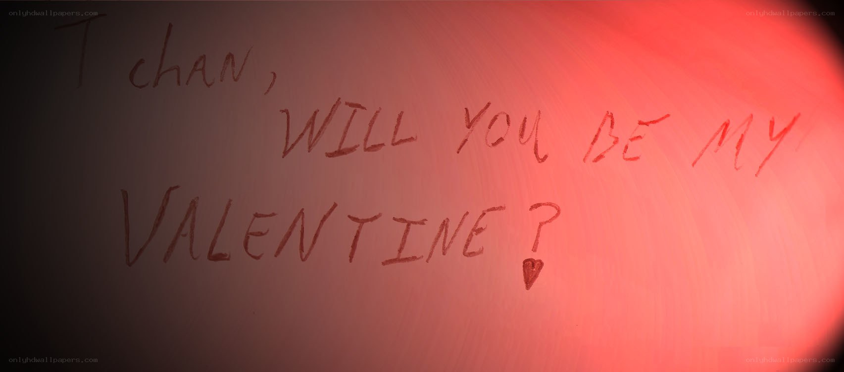 Valentine's note to Tchan