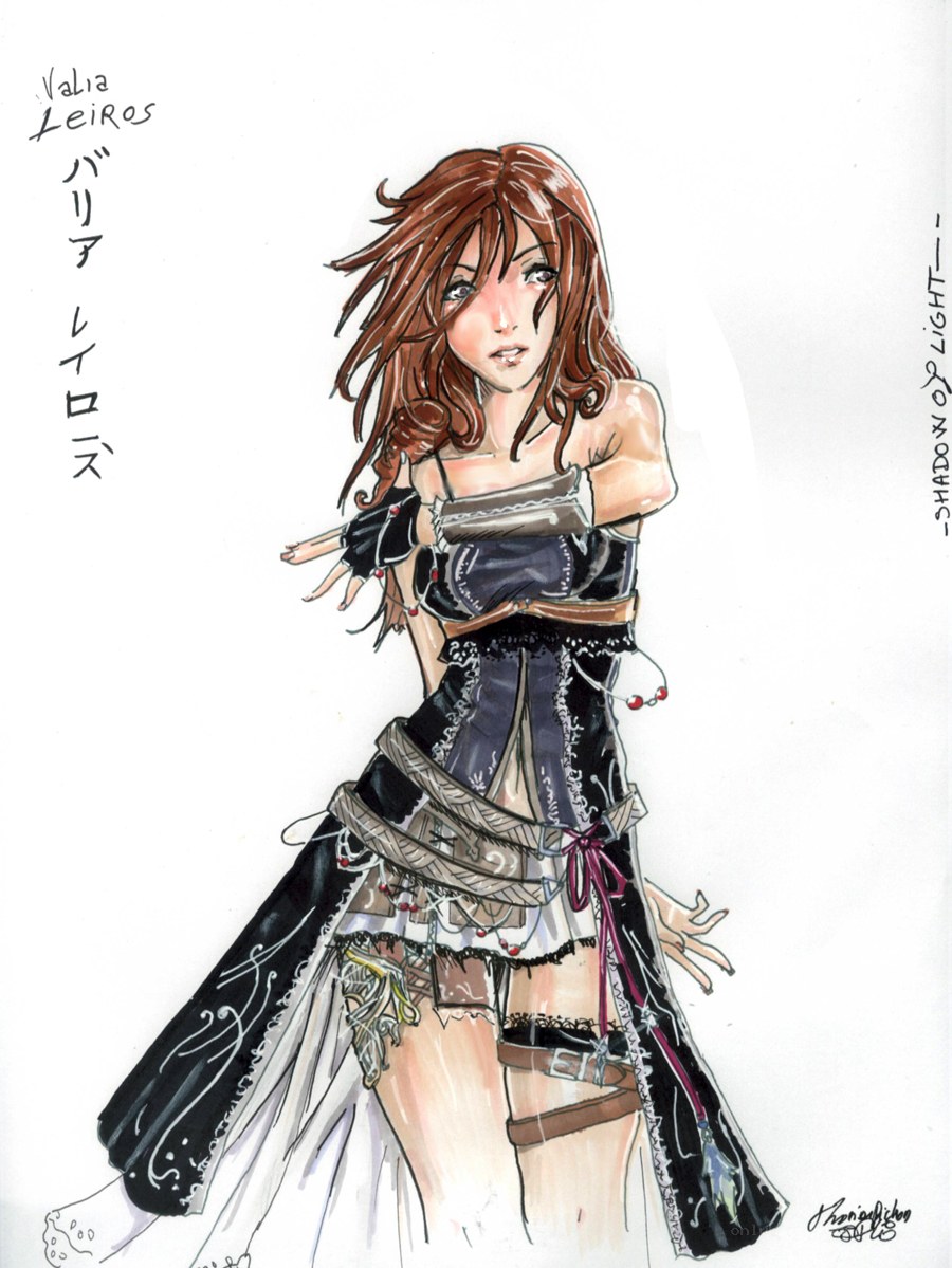 Valia Leiros character design
