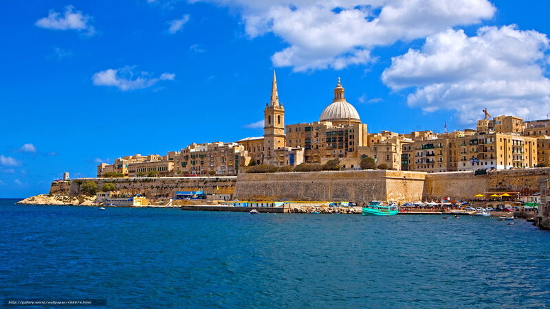 Valletta harbor view