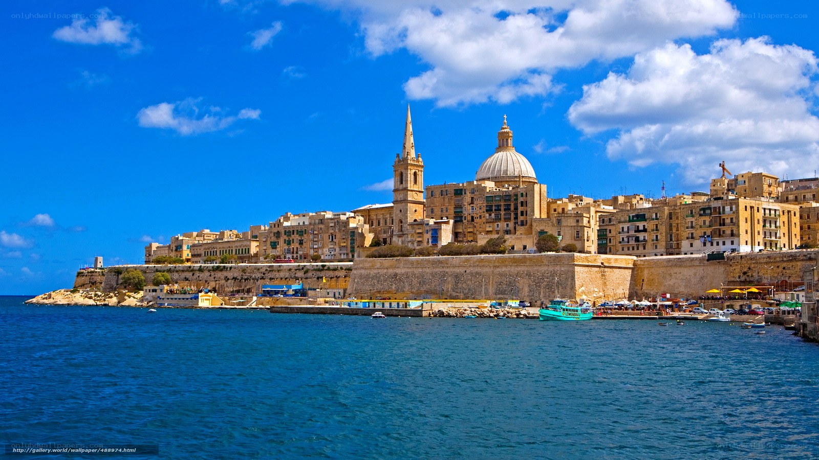 Valletta harbor view