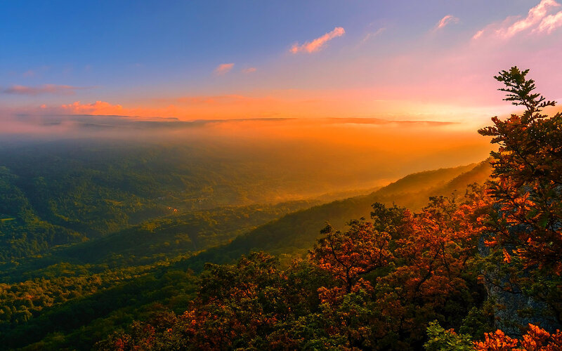 Valley at Sunrise