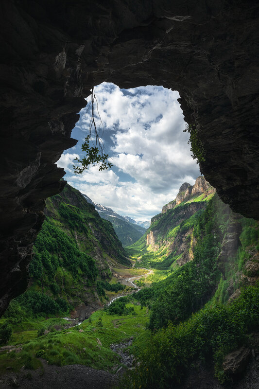 Valley View from Cave