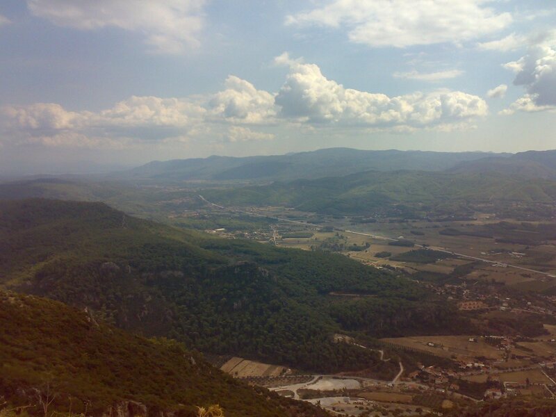 valley view from mountain