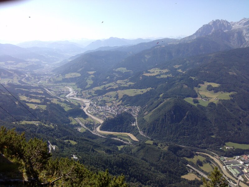 valley view from mountain peak