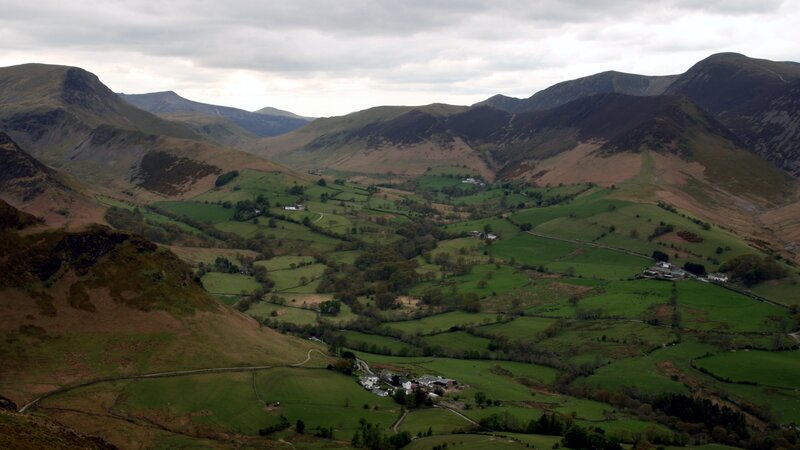 Valley with Green Fields — Serene