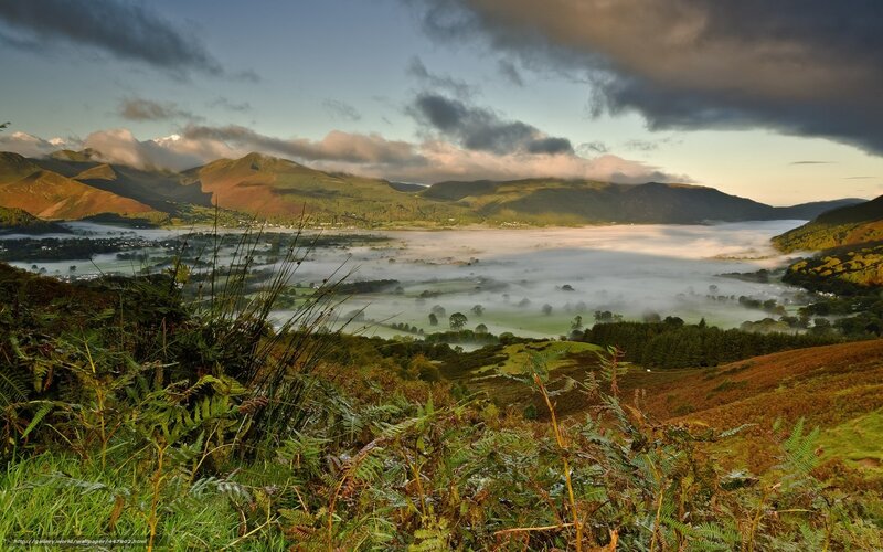 Valley with Morning Fog