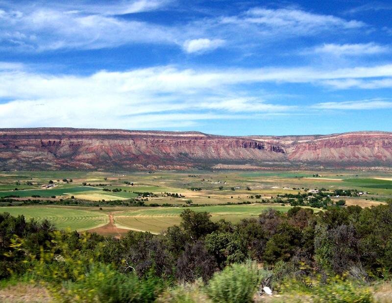 Valley with Red Cliffs
