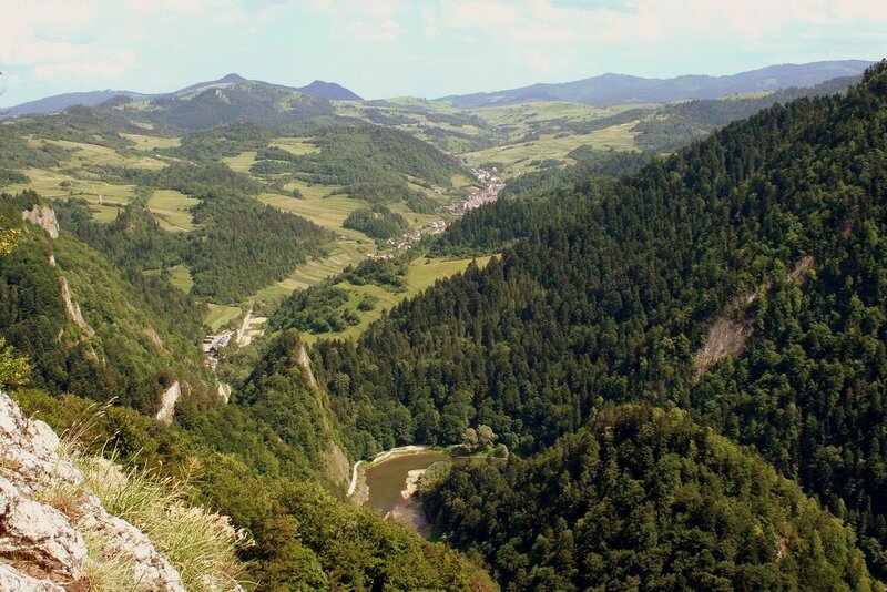 Valley with River and Village