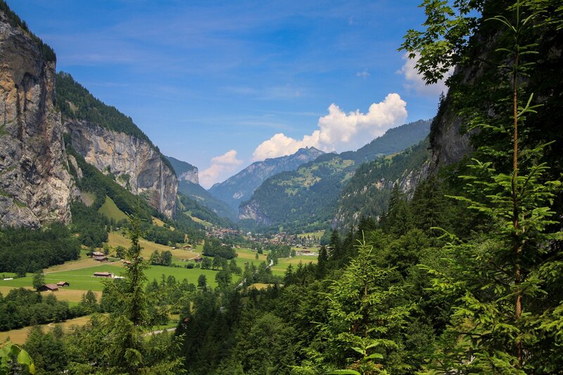 Valley with Village